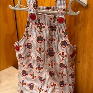 Striped Buster Brown Vintage Overalls